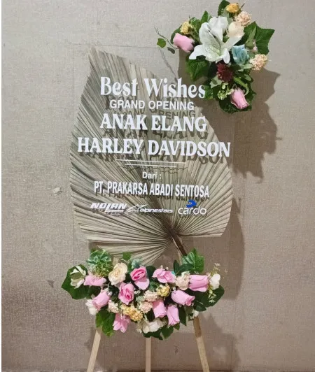 Papan Akrilik Ucapan Grand Opening Lombok Tengah